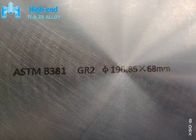 Astm B381 تزوير قرص التيتانيوم قوة الشد Gr2 196.85mm