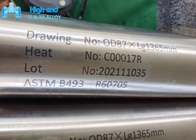 سبيكة مزورة الزركونيوم جولة بار ASTM B550 R60705