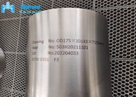 خاتم من سبائك التيتانيوم ASTM B381 F3 حلقة غير ملحومة مزورة على الساخن